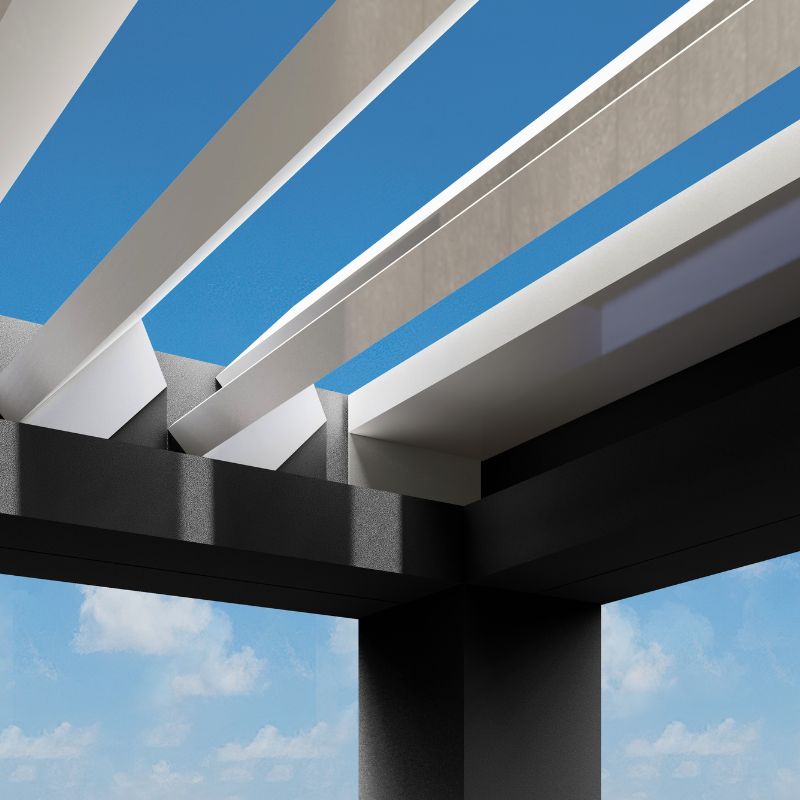 Pérgola Bioclimática instalada por CERCA